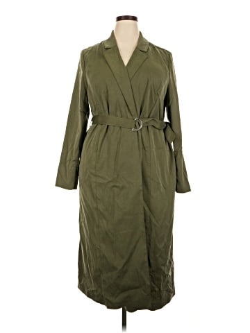 ELOQUII Trenchcoat (view 1)