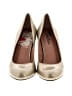 Neiman Marcus Metallic Gold Heels Size 8 1/2 - photo 2