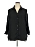 Massini Black 3/4 Sleeve Button-Down Shirt Size 2X - photo 1