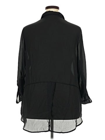 Massini 3/4 Sleeve Button-Down Shirt (view 2)