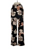 Susan Graver Floral Black Casual Pants Size XXS - photo 1
