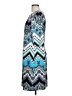 Studio One Print Teal Casual Dress Size L - photo 5