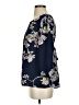 Maple 100% Polyester Blue 3/4 Sleeve Blouse Size S - photo 5