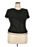 Positive Attitude 100% Polyester Black Short Sleeve Top Size 18 - photo 1