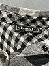 Elementz 100% Cotton Checkered-gingham Gray Long Sleeve Button-Down Shirt Size L - photo 7