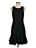 Josie Natori Solid Black Cocktail Dress Size 4 - photo 1