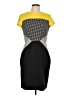 Studio One Color Block Yellow Cocktail Dress Size 10 - photo 1