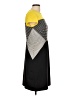 Studio One Color Block Yellow Cocktail Dress Size 10 - photo 4