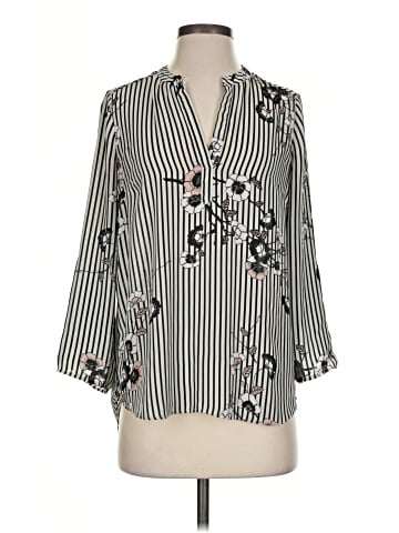 Black Rainn 3/4 Sleeve Blouse (view 1)
