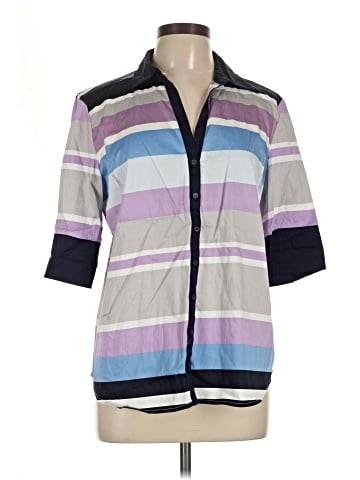 7th Avenue Design Studio New York & Company 3/4 Sleeve Button-Down Shirt (view 1)
