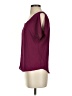 BCX 100% Polyester Burgundy Short Sleeve Top Size XXS - photo 5