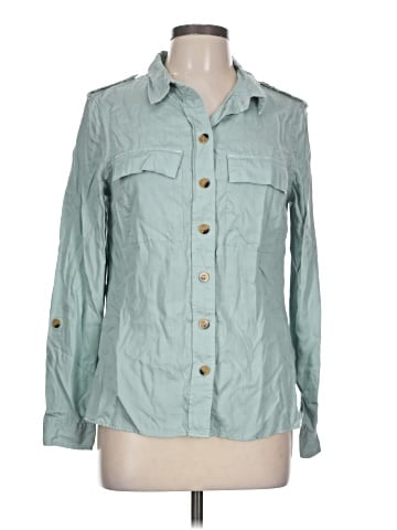 F&F Clothing Long Sleeve Button-Down Shirt (view 1)