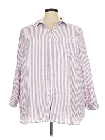 Velvet Heart Long Sleeve Button-Down Shirt (view 1)