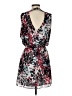 Parker 100% Polyester Print Red Cocktail Dress Size S - photo 2