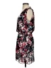 Parker 100% Polyester Print Red Cocktail Dress Size S - photo 5