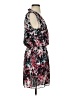 Parker 100% Polyester Print Red Cocktail Dress Size S - photo 4