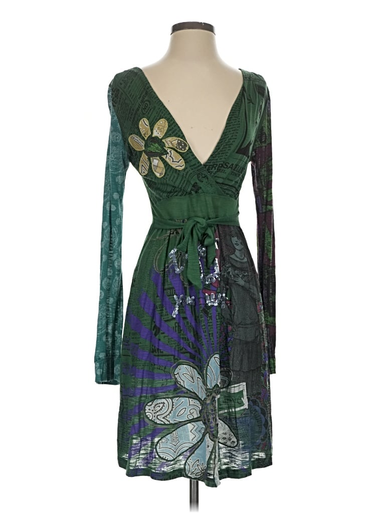Pre-owned Desigual Cocktail Dress In Green