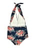 Cocoship Floral Blue One Piece Swimsuit Size 3X - photo 2