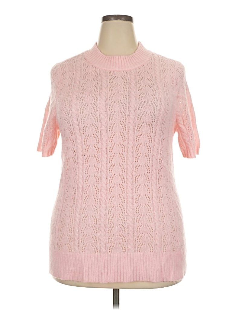 Pre-owned Torrid Pullover Sweater In Pink