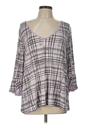 Simply Vera Vera Wang 3/4 Sleeve T-Shirt (view 1)