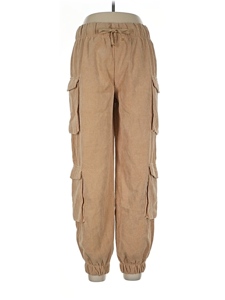Pre-owned Forever 21 Cargo Pants In Tan