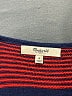 Madewell Red Blue Pullover Sweater Size S - photo 7