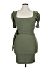 Guess 100% Polyester Solid Green Cocktail Dress Size XL - photo 1