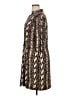 Studio One Animal Print Brown Casual Dress Size XL - photo 5