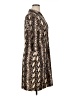 Studio One Animal Print Brown Casual Dress Size XL - photo 4