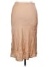 Amour Vert Solid Tan Silk Skirt Size XL - photo 2