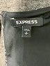 Express 100% Polyester Print Black Cocktail Dress Size S - photo 7
