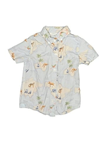Janie and Jack Short Sleeve Button-Down Shirt (view 1)