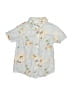 Janie and Jack Tropical Blue Short Sleeve Button-Down Shirt Size 3 - photo 1