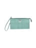 Coach 100% Leather Teal Leather Wristlet One size - photo 1