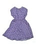 Lands' End 100% Baumwolle Hearts Blue Dress Size 6X - photo 2
