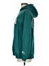 No Comment 100% Polyester Teal Zip Up Hoodie Size M - photo 5