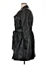 Sebby Collection 100% Polyurethane Black Trenchcoat Size XL - photo 5