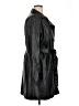 Sebby Collection 100% Polyurethane Black Trenchcoat Size XL - photo 4