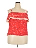 Self Esteem 100% Rayon Red Sleeveless Blouse Size XXL - photo 1