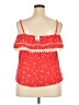 Self Esteem 100% Rayon Red Sleeveless Blouse Size XXL - photo 2