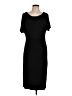 Grace Elements Solid Black Casual Dress Size L - photo 1