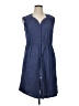 Ellen Tracy 100% Polyester Blue Casual Dress Size 14 - photo 1