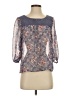 Forever 21 100% Polyester Blue 3/4 Sleeve Blouse Size S - photo 1