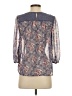 Forever 21 100% Polyester Blue 3/4 Sleeve Blouse Size S - photo 2