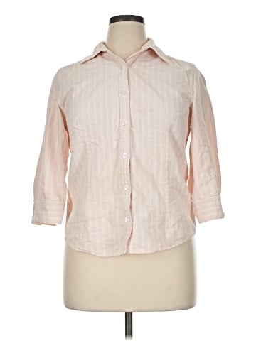 Karen Scott 3/4 Sleeve Button-Down Shirt (view 1)