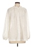 Old Navy 100% Polyester Ivory Long Sleeve Blouse Size XL - photo 1