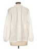 Old Navy 100% Polyester Ivory Long Sleeve Blouse Size XL - photo 2