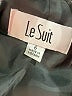 Le Suit 100% Polyester Houndstooth Gray Blazer Size 6 - photo 6
