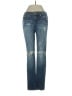 Bebe Hearts Blue Jeans Size 24 waist - photo 1