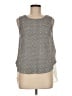 Deletta Gray Sleeveless Blouse Size M - photo 1